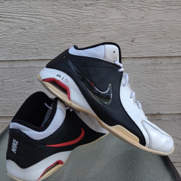 NIKE AIR VISI PRO  BASKETBALL BLACK / WHITE / RED main image 7